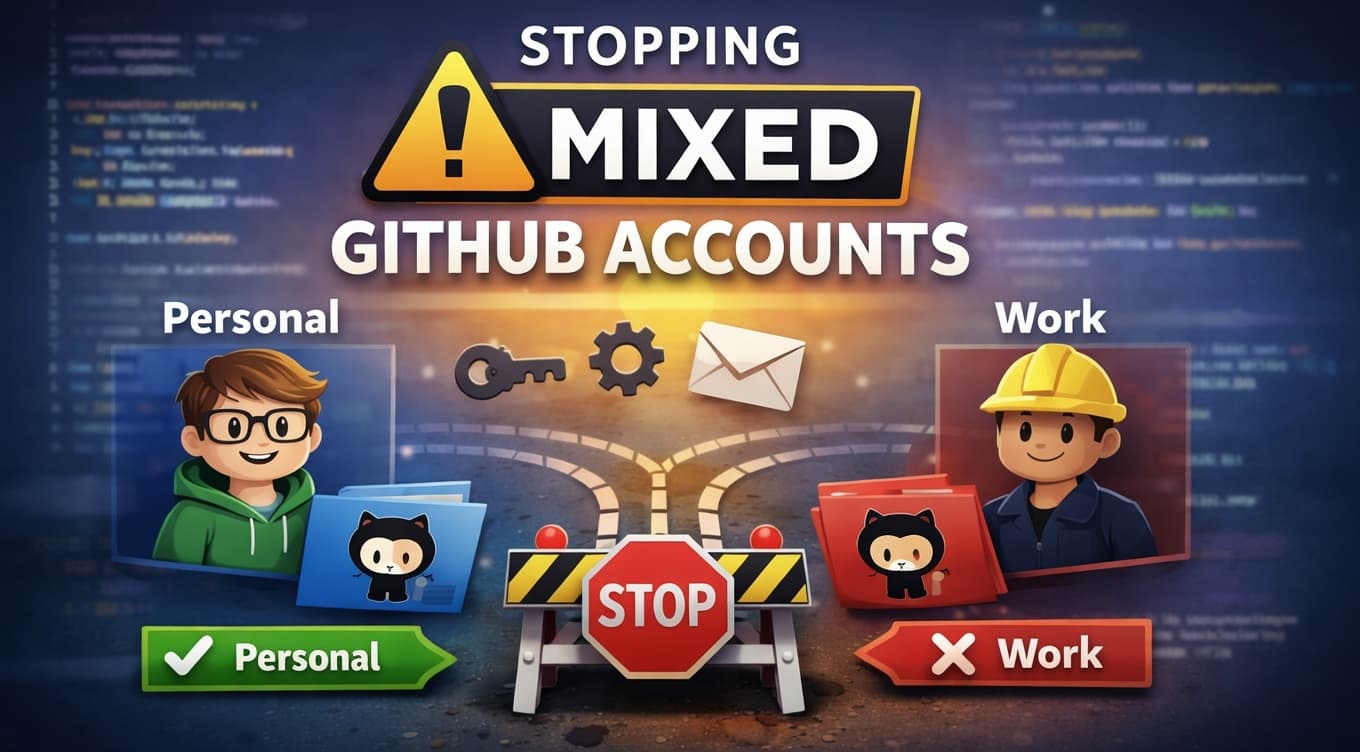 Managing Multiple GitHub Accounts on the Same Machine (Personal + Work Setup Guide)